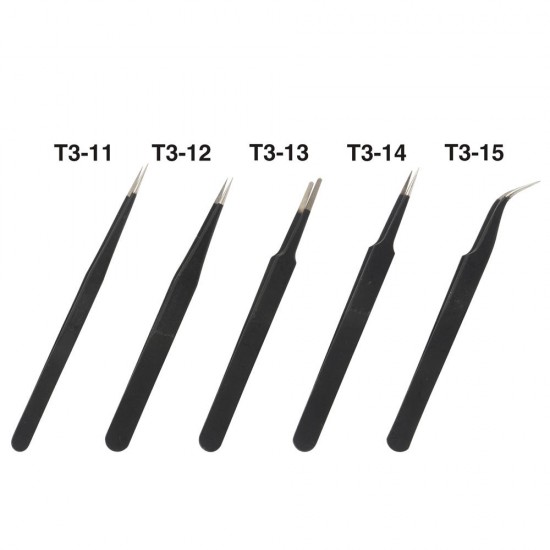 JM-T3 Stainless Steel Tweezer DIY Disassembly Tool Various Model Tweezers Head JM-T3 Stainless Steel Tweezer DIY Disassembly Tool Various Model Tweezers Head