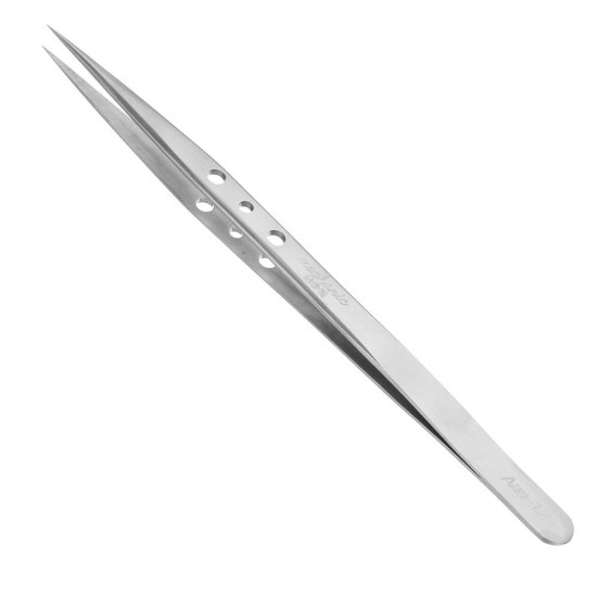 Aaa-12 Precision Pointed Tweezer Stainless Steel Lengthened Thickening Medical Anti-Static Tweezer