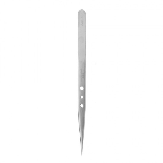 Aaa-12 Precision Pointed Tweezer Stainless Steel Lengthened Thickening Medical Anti-Static Tweezer Aaa-12 Precision Pointed Tweezer Stainless Steel Lengthened Thickening Medical Anti-Static Tweezer