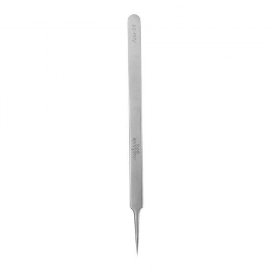 Aaa-14 PrecisIion Pointed Tweezer Stainless Steel Lengthened Thickening Anti-Static