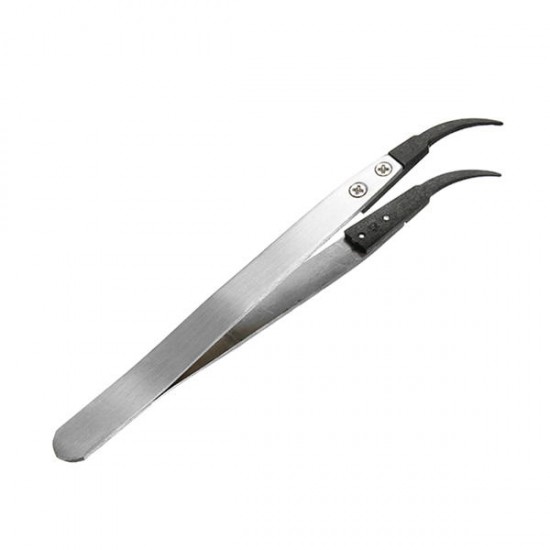 Stainless Steel Anti-Static Tweezers Non Conductive Pointed Tweezer Stainless Steel Anti-Static Tweezers Non Conductive Pointed Tweezer