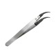 Stainless Steel Anti-Static Tweezers Non Conductive Pointed Tweezer