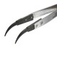 Stainless Steel Anti-Static Tweezers Non Conductive Pointed Tweezer