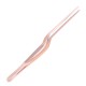 Stainless Steel Offset Tweezer Chef Plating Tongs Serving Presentation Rose Gold
