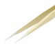 TU-11BB 5.5inch ESD Anti-static Golden Extra Long Straight Tweezers Nipper Clip Hand Tool Stainless Steel TU-11BB 5.5inch ESD Anti-static Golden Extra Long Straight Tweezers Nipper Clip Hand Tool Stainless Steel