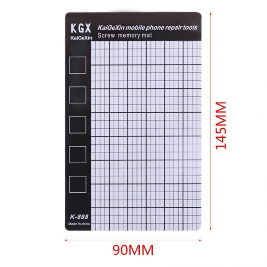 Universal 145x90mm Magnetic Screw Mat Phone Phone Screws Storage Mat Memory Chart Working Pad Mobile Phone Tablets Repair Tools