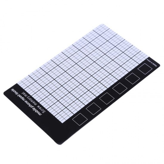 Universal 145x90mm Magnetic Screw Mat Phone Phone Screws Storage Mat Memory Chart Working Pad Mobile Phone Tablets Repair Tools