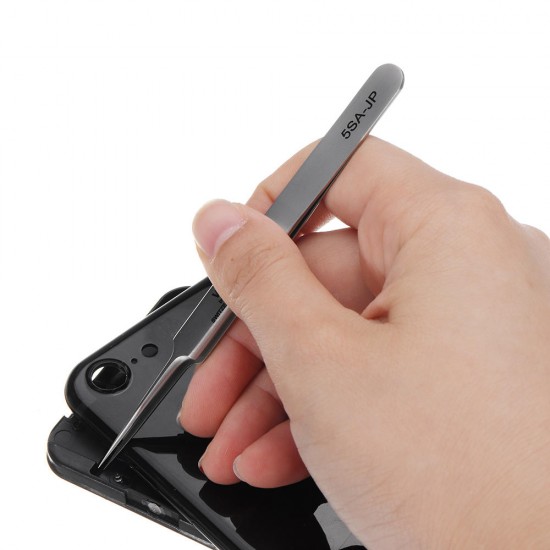5SA-JP Hyperfine High Precision Non-Magnetic Anti-Acid Tweezer Circuit Board Repair Tools Mobile Phone Tablet Watch Repair Forceps 5SA-JP Hyperfine High Precision Non-Magnetic Anti-Acid Tweezer Circuit Board Repair Tools Mobile Phone Tablet Watch Repair Forceps
