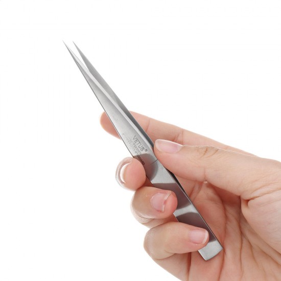 AA-SA Precision Tweezer Forceps Stainless Steel Antimagnetic Anti-acid Electronic Repair Hand Tools AA-SA Precision Tweezer Forceps Stainless Steel Antimagnetic Anti-acid Electronic Repair Hand Tools