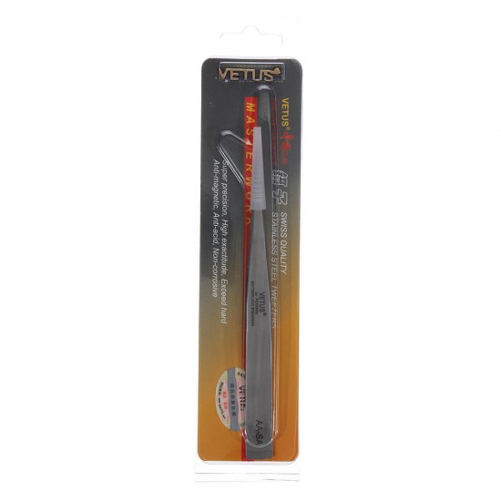 AA-SA Precision Tweezer Forceps Stainless Steel Antimagnetic Anti-acid Electronic Repair Hand Tools AA-SA Precision Tweezer Forceps Stainless Steel Antimagnetic Anti-acid Electronic Repair Hand Tools