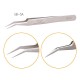 Stainless Steel Anti-static Eyelash Repair Tweezer Superhard Eyelash Extension Tool Tweezer