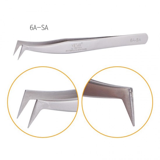 Stainless Steel Anti-static Eyelash Repair Tweezer Superhard Eyelash Extension Tool Tweezer Stainless Steel Anti-static Eyelash Repair Tweezer Superhard Eyelash Extension Tool Tweezer