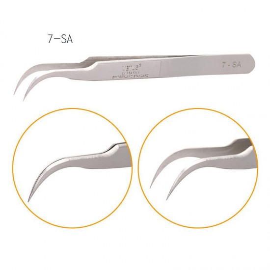 Stainless Steel Anti-static Eyelash Repair Tweezer Superhard Eyelash Extension Tool Tweezer Stainless Steel Anti-static Eyelash Repair Tweezer Superhard Eyelash Extension Tool Tweezer