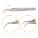 Stainless Steel Anti-static Eyelash Repair Tweezer Superhard Eyelash Extension Tool Tweezer