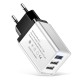 5V 2A 3 USB Travel Charger Power Adapter For Smartphone Tablet PC 5V 2A 3 USB Travel Charger Power Adapter For Smartphone Tablet PC