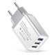 5V 2A 3 USB Travel Charger Power Adapter For Smartphone Tablet PC