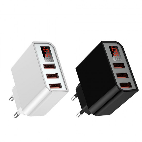 3.4A Multi USB Port LED Digital Display Fast Charging EU Plug USB Charger Adapter For iPhone 11 Pro Huawei P30 Pro Mate 30 9 Pro S10+ Note10 3.4A Multi USB Port LED Digital Display Fast Charging EU Plug USB Charger Adapter For iPhone 11 Pro Huawei P30 Pro Mate 30 9 Pro S10+ Note10