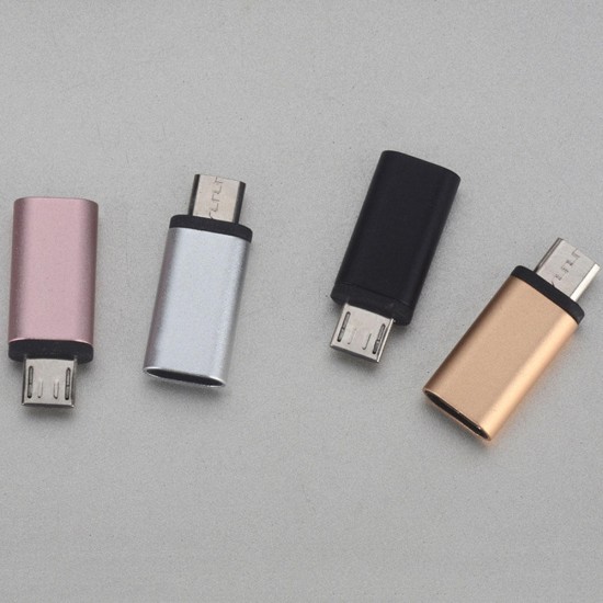 Type C Female to Micro USB Adapter Convertor For Huawei P30 Pro Mate 30 Mi9 S10+ Note10