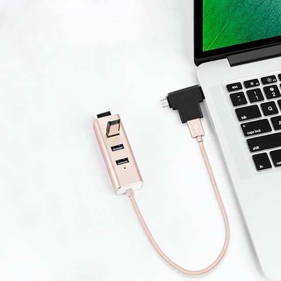 Type-C + Micro USB Male to USB 3.0 Female OTG Adapter Connector for Android Phones Tablets Type-C + Micro USB Male to USB 3.0 Female OTG Adapter Connector for Android Phones Tablets