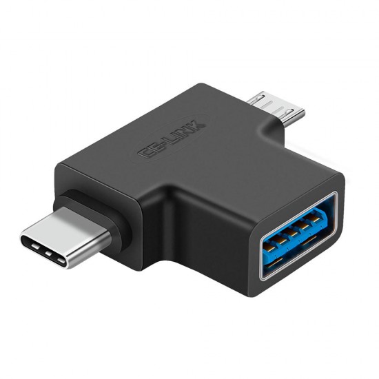 Type-C + Micro USB Male to USB 3.0 Female OTG Adapter Connector for Android Phones Tablets Type-C + Micro USB Male to USB 3.0 Female OTG Adapter Connector for Android Phones Tablets