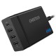 72W Multi Port USB Quick Charger Power Adapter for Smartphone Tablet Laptop