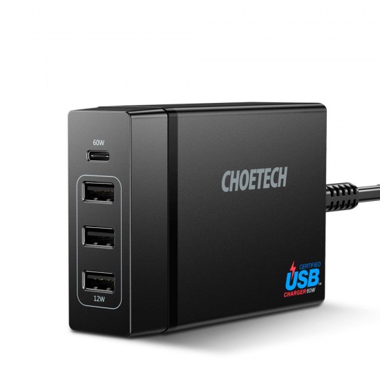 72W Multi Port USB Quick Charger Power Adapter for Smartphone Tablet Laptop 72W Multi Port USB Quick Charger Power Adapter for Smartphone Tablet Laptop