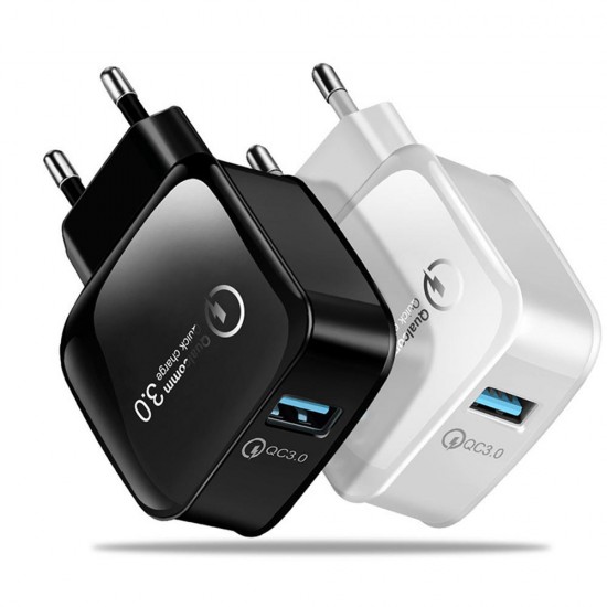 18W 15W QC3.0 Fast Charging USB Charger Adapter For iPhone XS 11 Pro Huawei P30 Pro Mate 30 Mi9 9Pro S10+ Note 10 18W 15W QC3.0 Fast Charging USB Charger Adapter For iPhone XS 11 Pro Huawei P30 Pro Mate 30 Mi9 9Pro S10+ Note 10