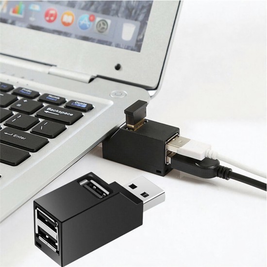 Mini 3 Ports USB 3.0 / USB 2.0 Splitter Hub High Speed ata Transfer Splitter Box Adapter For PC Laptop MacBook Pro Accessories