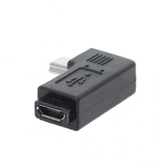 Mini USB Male to MICRO USB Female Adapter Black