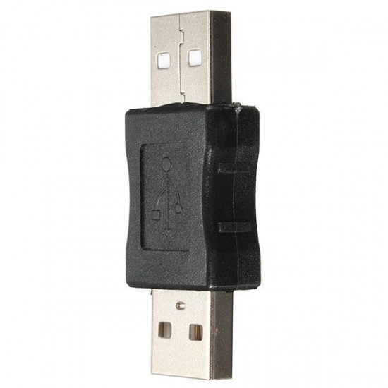USB 2.0 Type A Male to A Male Coupler Converter Adapter Connector USB 2.0 Type A Male to A Male Coupler Converter Adapter Connector
