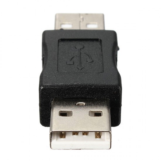 USB 2.0 Type A Male to A Male Coupler Converter Adapter Connector
