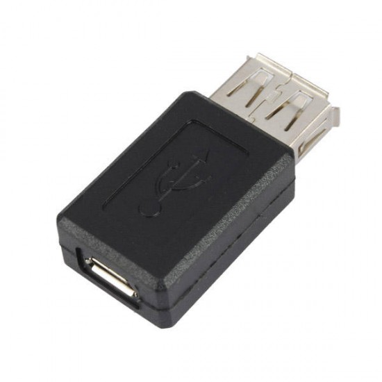 USB 2.0 Type A to Micro 5pin B Female Converter Adapter Connector