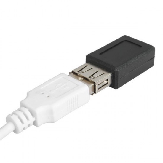 USB 2.0 Type A to Micro 5pin B Female Converter Adapter Connector