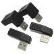 USB Male to Female Angled Adaptors 90 Degree L Shaped USB Extension Module