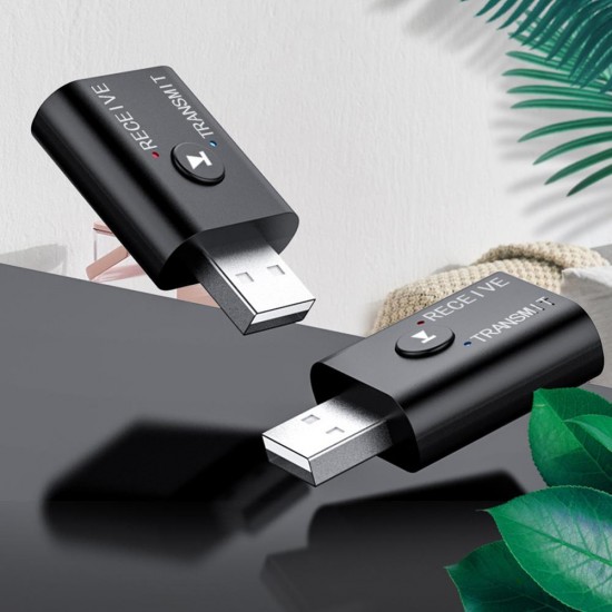 USB bluetooth 5.0 Adapter Audio Transmitter Receiver Mini Stereo Wireless Adapter for Computer PC Laptop USB bluetooth 5.0 Adapter Audio Transmitter Receiver Mini Stereo Wireless Adapter for Computer PC Laptop
