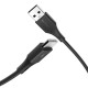 [10 Pack] BW-TC14 3A USB Type-C Cable Fast Charging Data Sync Transfer Cord Line 3ft/0.9m Black For Samsung Galaxy Note 20 Huawei P40 Mi10 OnePlus 8