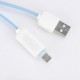 1.0M USB 2.0 to Micro USB LED Charging Data Cable for Tablet Cell Phone