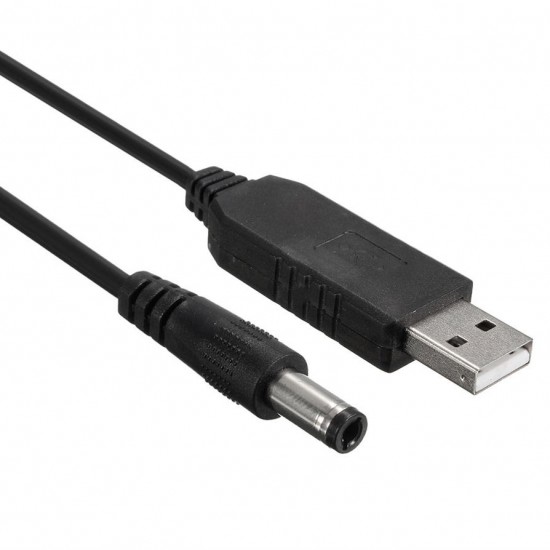 1m 5V DC To 12V DC USB Power Cable Data Adapter Charger Plug with LED 2.1mm x 5.5mm 1m 5V DC To 12V DC USB Power Cable Data Adapter Charger Plug with LED 2.1mm x 5.5mm