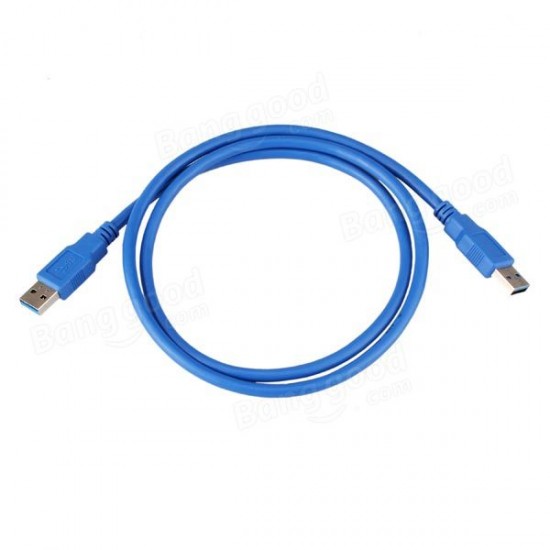 1m USB 3.0 Type A Male to Type A Male USB Extension Cable for Data