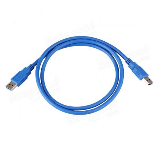 1m USB 3.0 Type A Male to Type A Male USB Extension Cable for Data 1m USB 3.0 Type A Male to Type A Male USB Extension Cable for Data