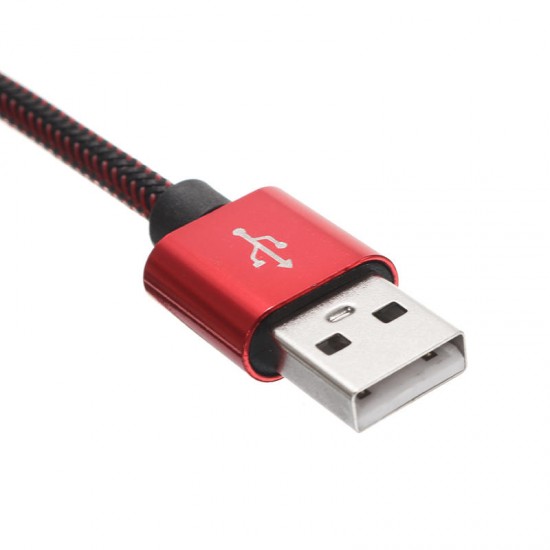 2.1A Nylon Braided Micro USB Fast Charging Data Cable 3.33ft/1m For Samsung S7 Letv Not