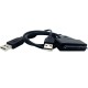 22Pins SATA to USB2.0 Cable for 2.5-inch SATA HHD Hard Drive SSD Solid State Drive USB 2.0 to SATA Adapter Cable
