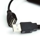 28cm USB Cable Male to Female Switch ON OFF Cable Toggle LED Lamp Power Cable Electronics Data Converting