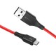 [3 Pack] BW-MC14 Micro USB Charging Data Cable 6ft/1.8m For ZenFone Max Pro-Red