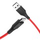 [3 Pack] BW-TC14 3A USB Type-C Cable Fast Charging Data Sync Transfer Cord Line 3ft/0.9m For Samsung Galaxy Note 20 Huawei P40 Mi10 OnePlus 8 red