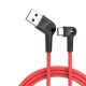 [3 Pack] BW-AC1 3A 90°Right Angle USB A to Type-C Data Cable 6ft Reddot Award 2020 for Gaming Phone Huawei P30 P40 Pro Mi10