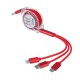 3 in 1 USB Charging Cable Cord Data Cable Multi Retractable Micro USB Type C Lightning for Apple Android Type C Mobile Phone 3 in 1 USB Charging Cable Cord Data Cable Multi Retractable Micro USB Type C Lightning for Apple Android Type C Mobile Phone