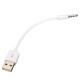 3.5mm AUX Audio Plug Jack to USB 2.0 Male Charge Cable Adapter for Ipod Car MP3