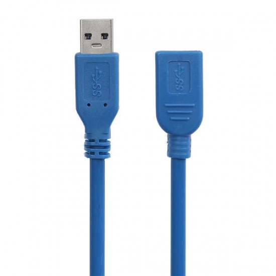 3M/10ft High Speed USB 3.0 Male to USB 3.0 Female Flat Extension Data Charge Cable