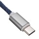 3Pcs Denim 2A USB Type-C 1m/3.28ft Charging Data Cable For Samsung